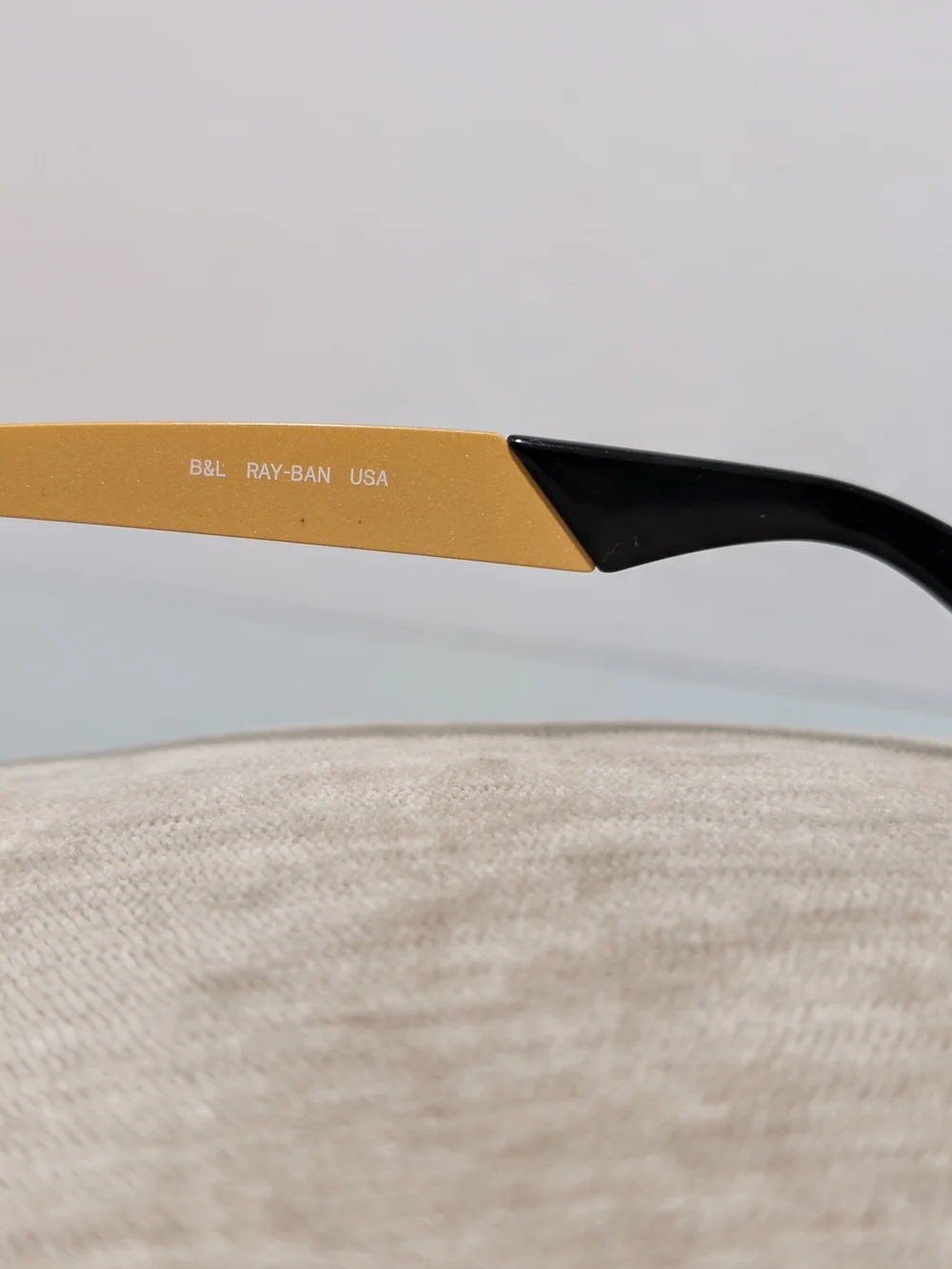 Vintage B&L Ray-Ban Signet / Metal Wayfarer Sunglasses – Gold Frame w/ G-15 Le